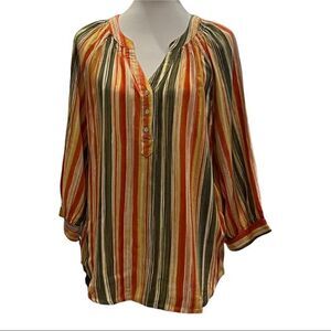 Like New Ruby Rd. Striped Ladies Top M